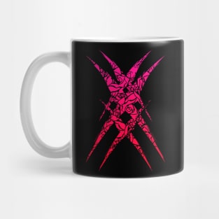 Abstract Red Emblem Mug